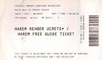 Harem ticket