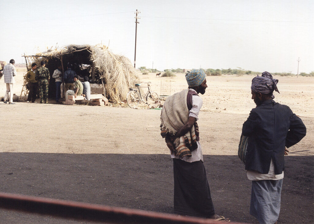 On the train to Jaisalmer