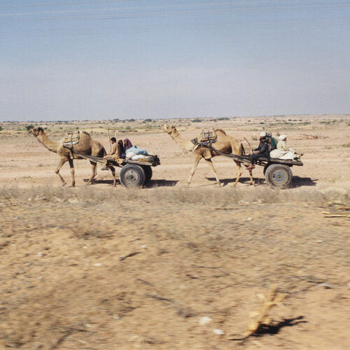 On the train to Jaisalmer