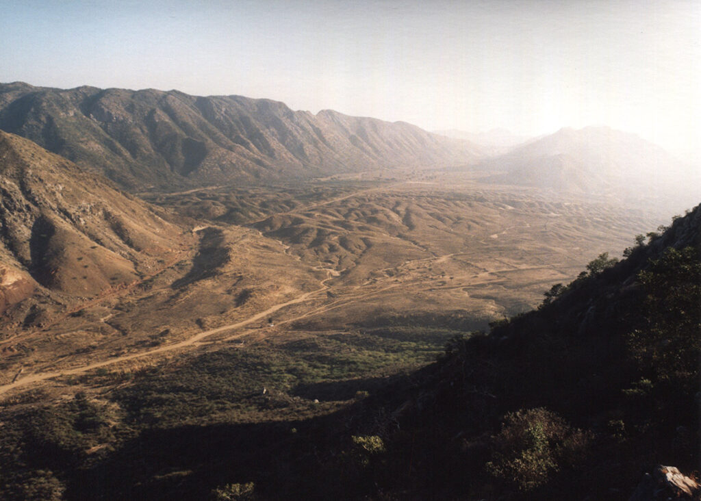 View from the hill top