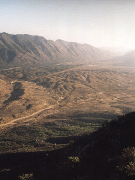 View from the hill top