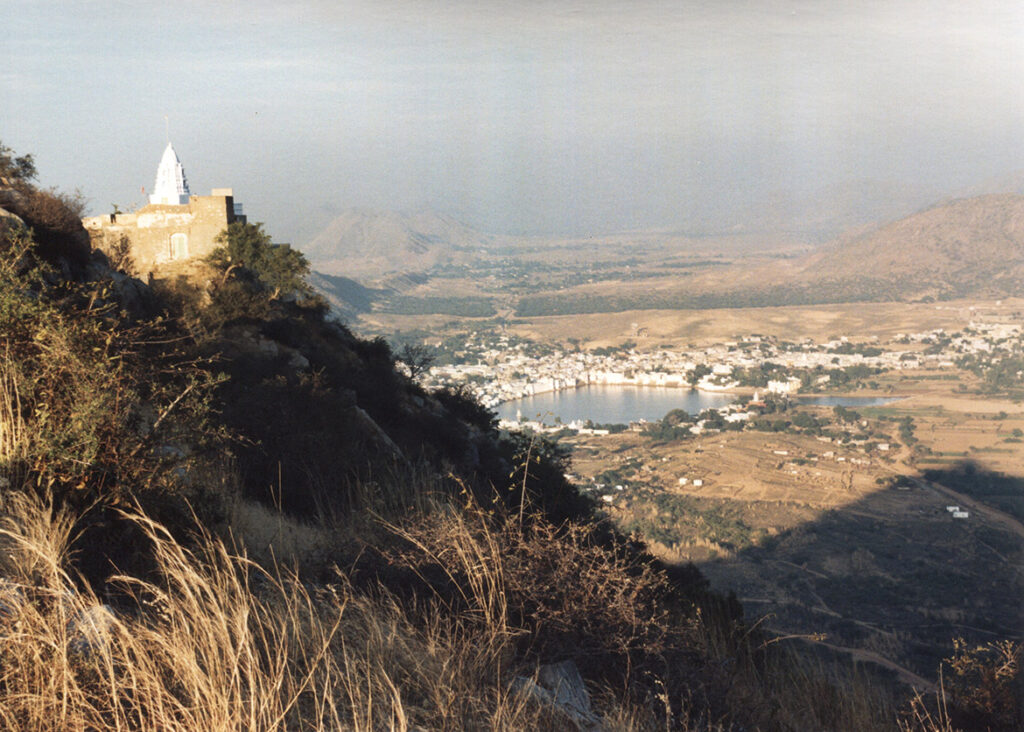 Pushkar below