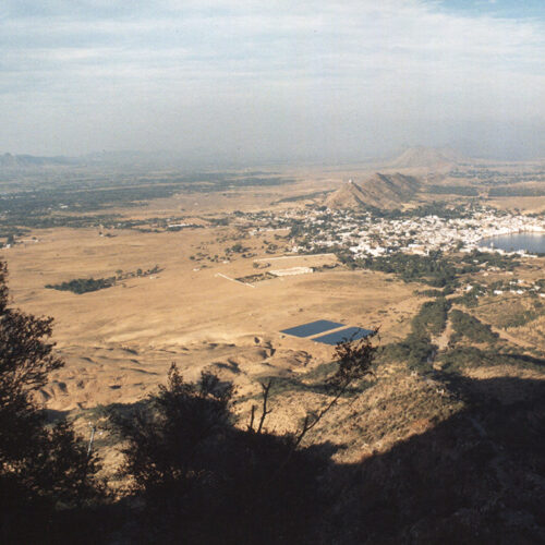 View from the hill top