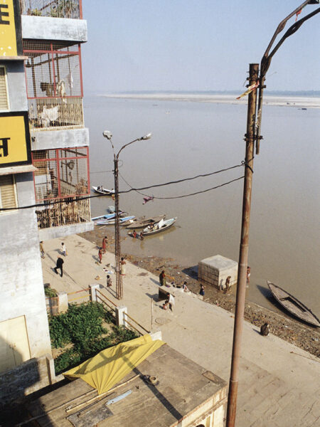 View from our window on the Ganges