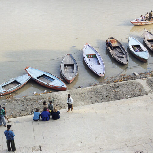 Boats on the Ganges