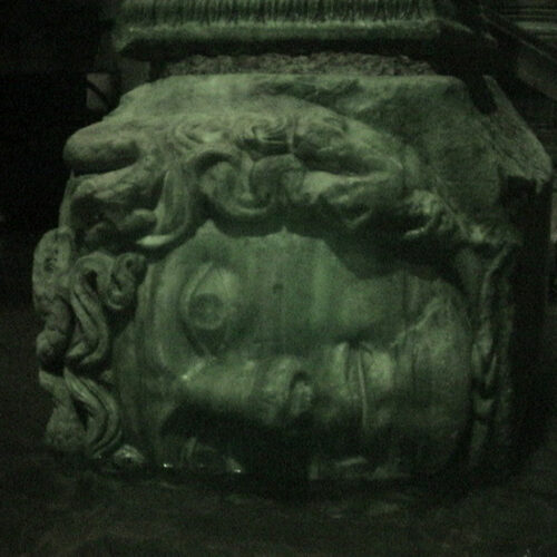 Sunken cistern detail