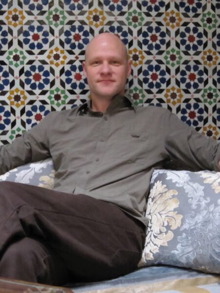 Peter at the Dar Romana