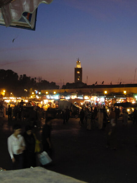 Marrakech at night