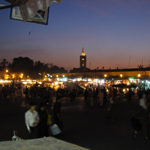 Marrakech at night