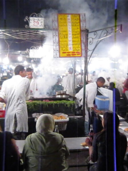 Jemaa el-Fnaa at night