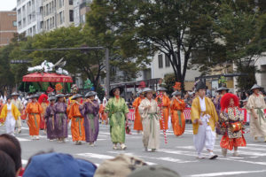 Jidai Matsui festival parade