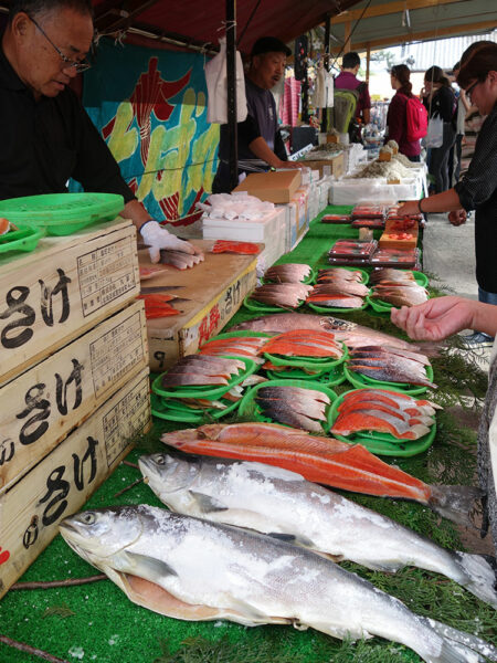Fresh fish at the Toji temple market