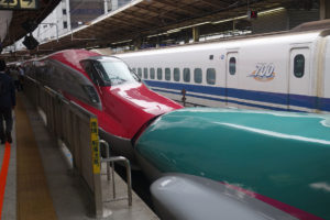 Shinkansens in Tokyo