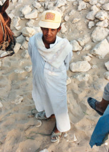 One of the many lads angling for baksheesh around the pyramids