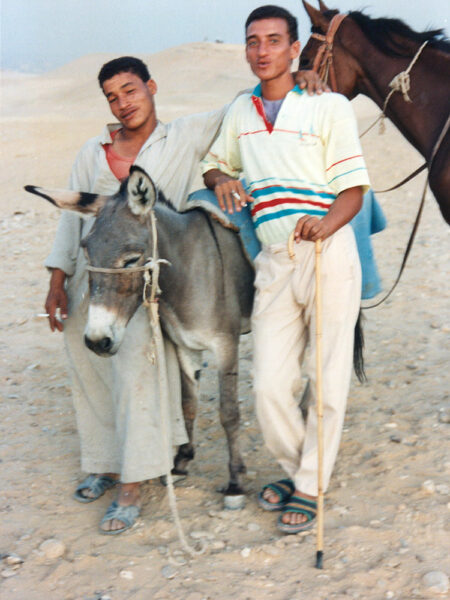 Our guides around the pyramids