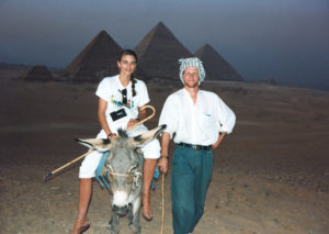 Tourist pics near the pyramids