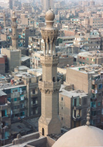 Cairo from the minaret of Ibn Tuloun mosque