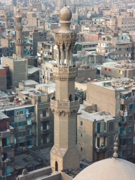 Cairo from the minaret of Ibn Tuloun mosque