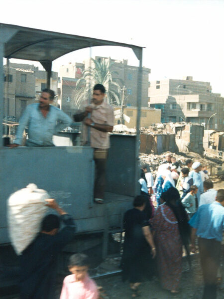 On the train to Luxor