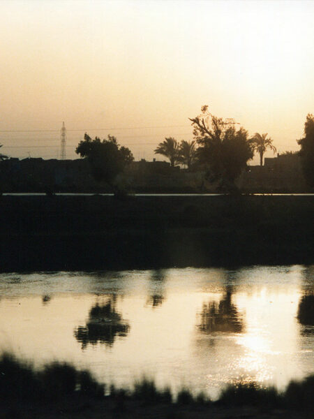 The Nile, from the train to Luxor