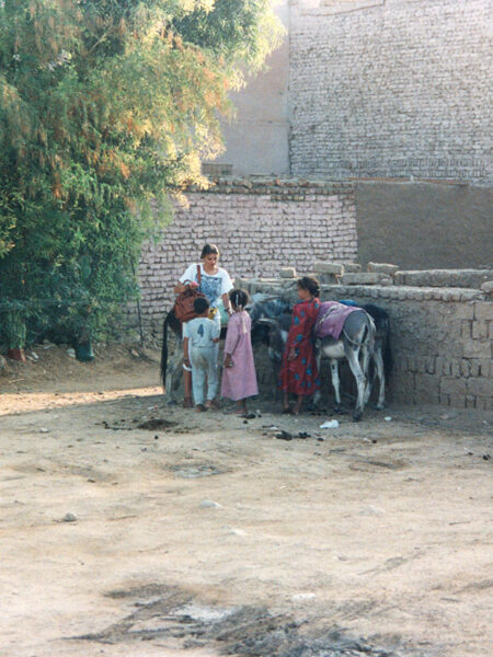 C and village children