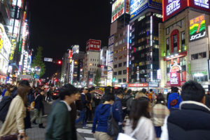 Tokyo: Shibuya streets