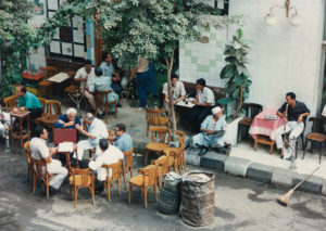 Cafe near the Hotel Windsor