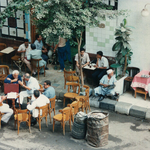 Cafe near the Hotel Windsor