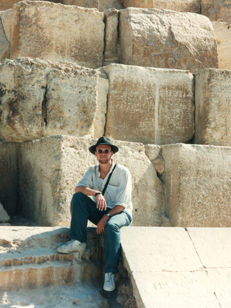 Sitting on the Great Pyramid