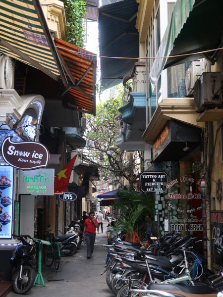 Old Quarter street, Hanoi