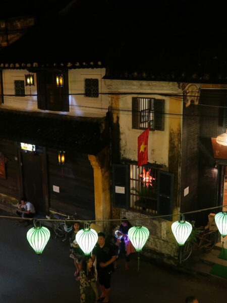 Hoi An from the restaurant balcony