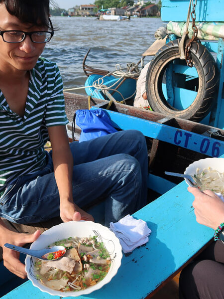 Breakfast at Cai Rang floating market