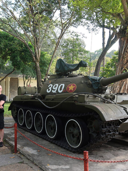 Outside Reunification Palace