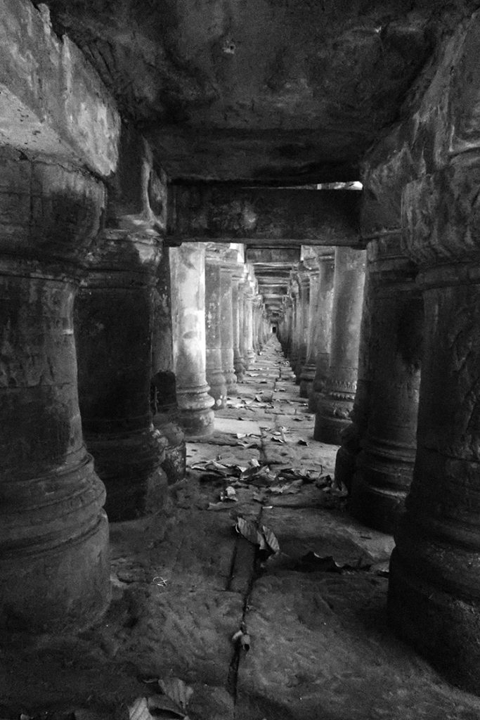 Under the causeway leading to Baphuon