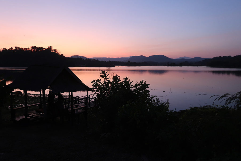 Sunset on the lake