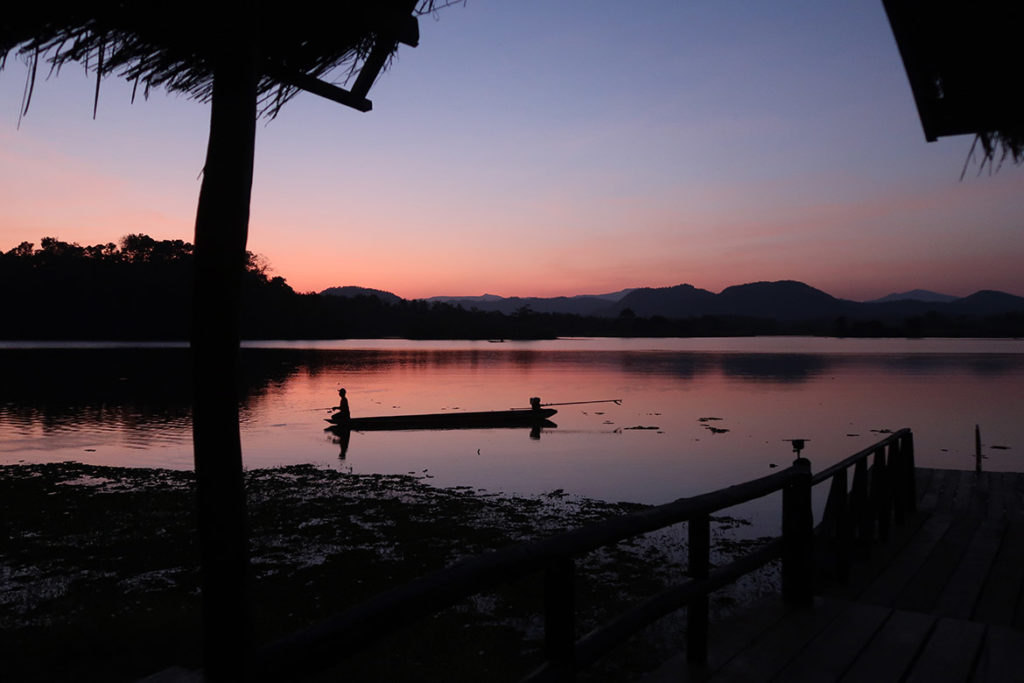 Sunset on the lake