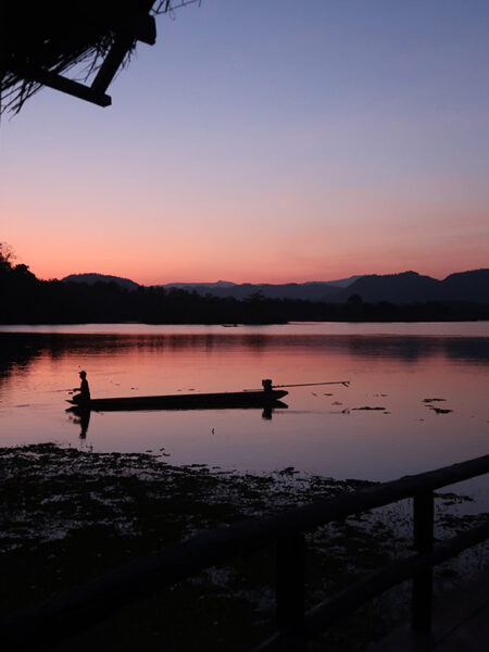 Sunset on the lake