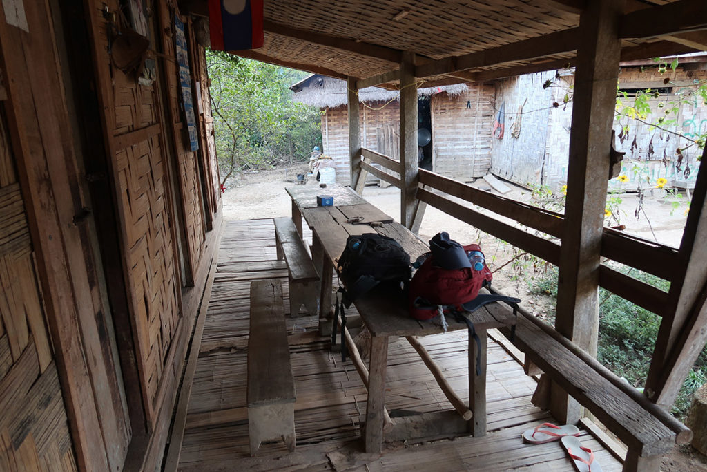 Outside our room in Huoy Fai