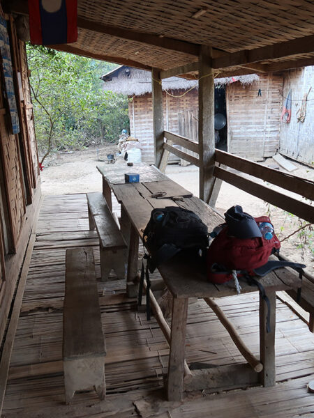 Outside our room in Huoy Fai