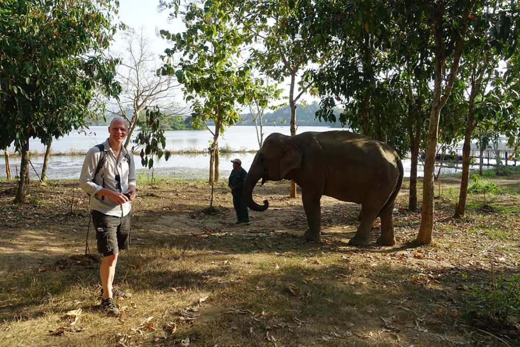 Watching elephants (Photo by Carol)