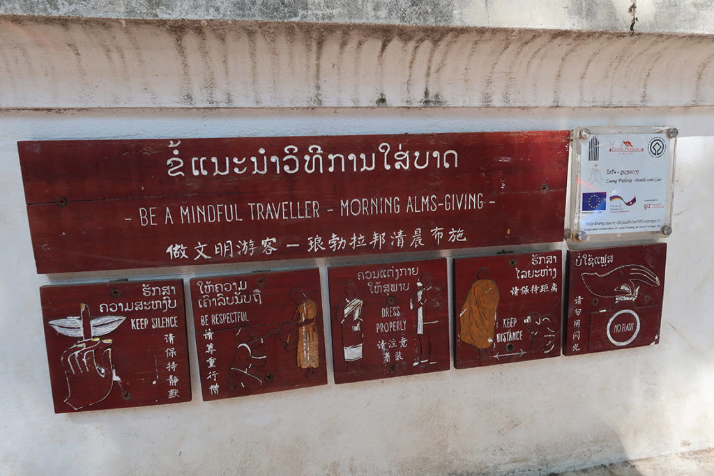 Rules for respecting monks