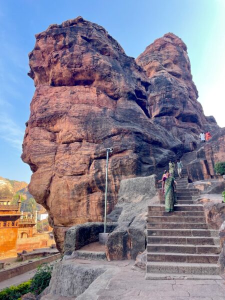 Badami cave steps