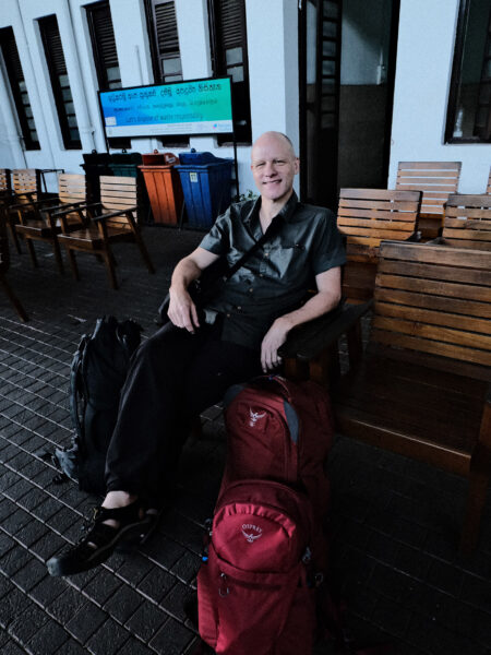 Waiting at Kandy Station